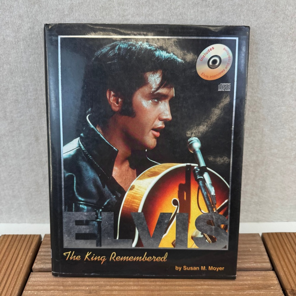 Elvis The King Remembered Hardcover Book with CD SEALED